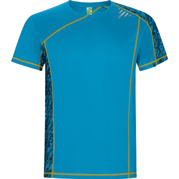 Camiseta SOCHI · PRINT RUN TURQUESA