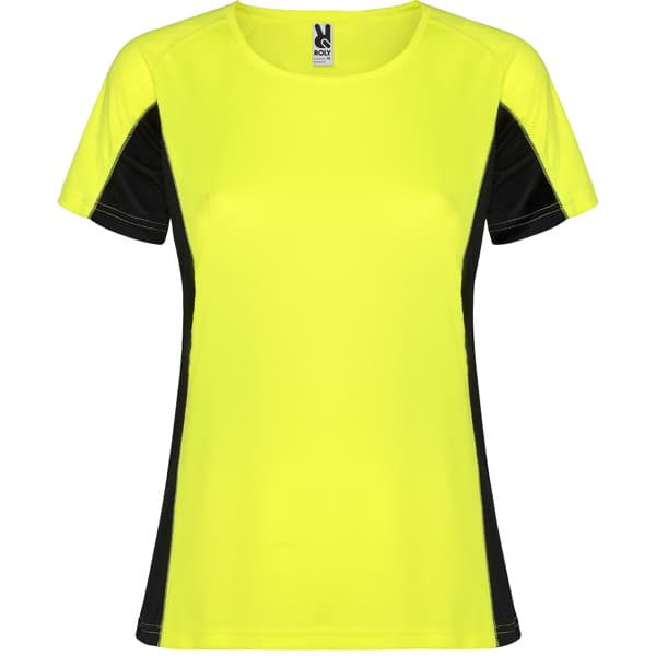 SHANGHAI WOMAN T-shirt · ROJO/PLOMO OSCURO
