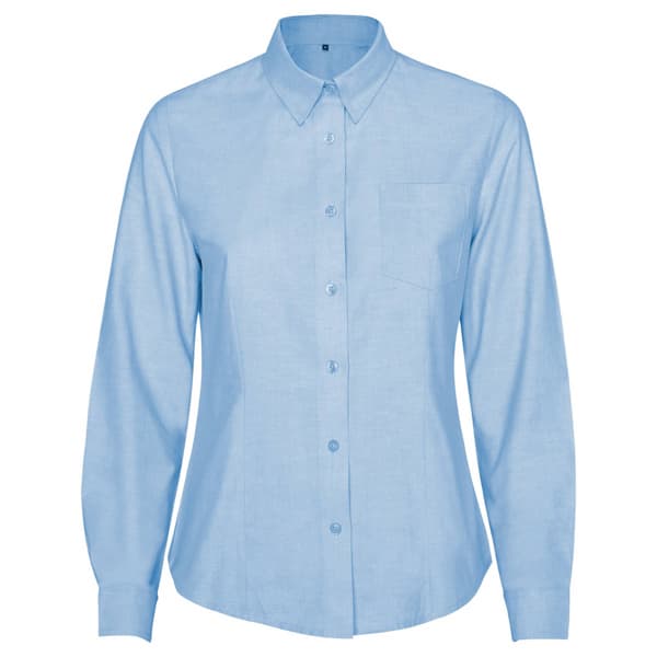 Camisa manga larga OXFORD WOMAN · CELESTE