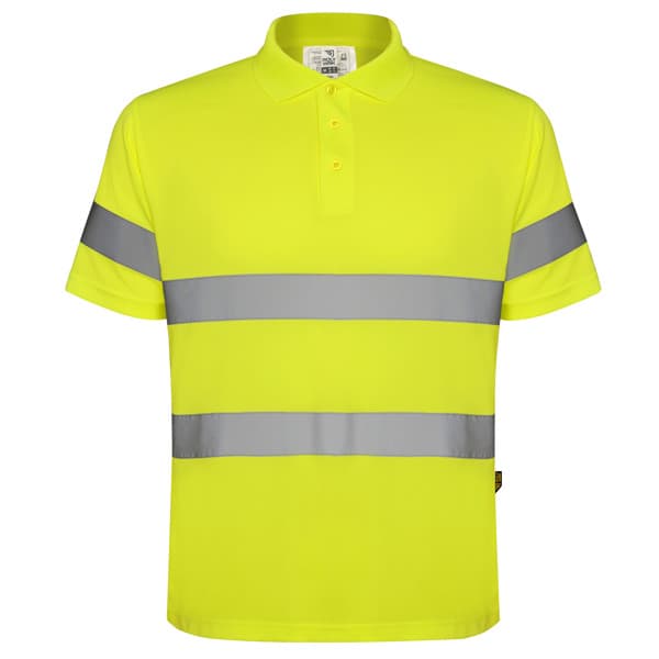 Polo de trabajo POLARIS · AMARILLO FLUOR