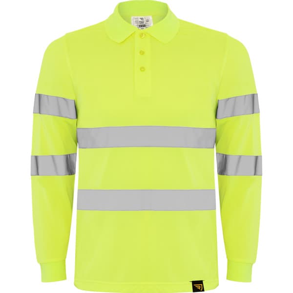 Polo de trabajo POLARIS L/S · AMARILLO FLUOR