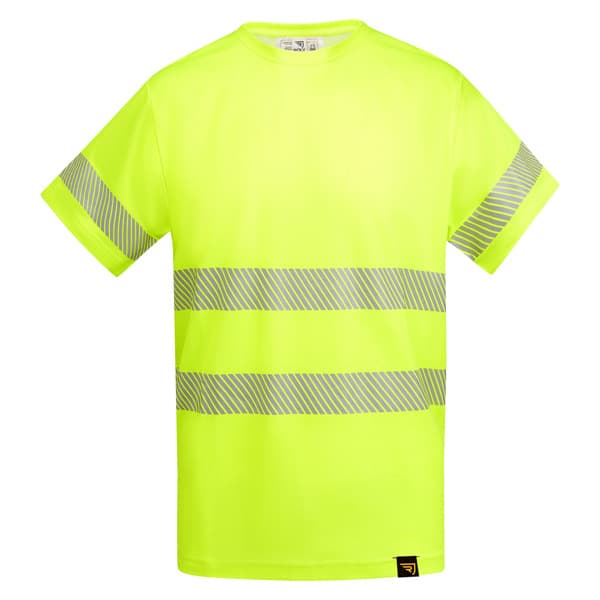 Camiseta de trabajo TAURI · AMARILLO FLUOR
