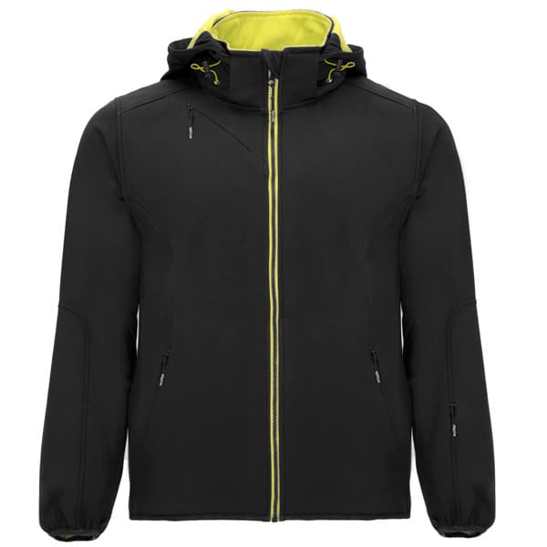 Softshell SIBERIA · NEGRO/LIMA PUNCH